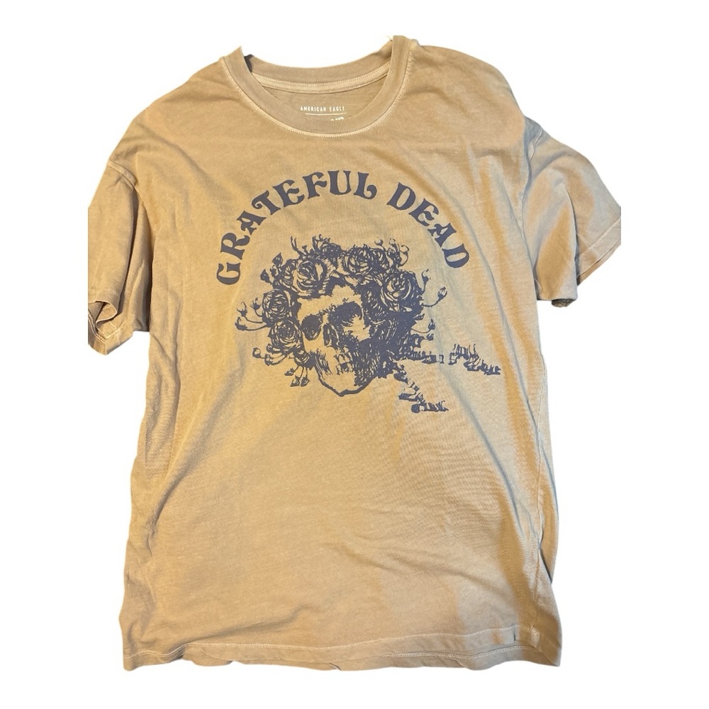 American Eagle Outfitters Tan Short Sleeve Tee